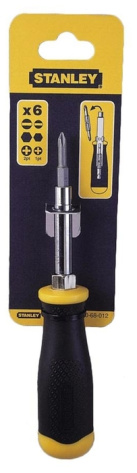 Отвертка переставная с битами Stanley 0-68-012 - фото в интернет-магазине Арктика