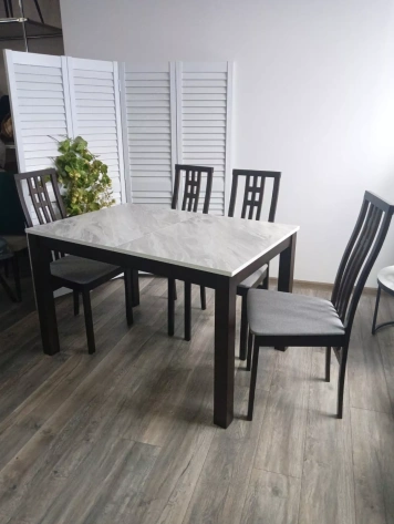 Стол обеденный TME-6931 MBH (SWEDEN / BURN BEECH) - М-Сити - фото в интернет-магазине Арктика