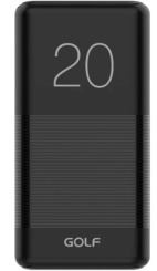 Портативный аккумулятор GOLF G81 20000mAh (черный) - каталог товаров магазина Арктика