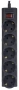 Сетевой фильтр Perfeo PowerX PF_A4714, 1,8м, 5 розеток, черный