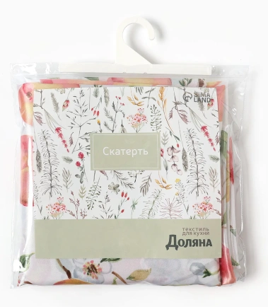 Скатерть Доляна "Персики" 145х110 см, 100% п/э 10389095 - Сима-ленд - фото в интернет-магазине Арктика