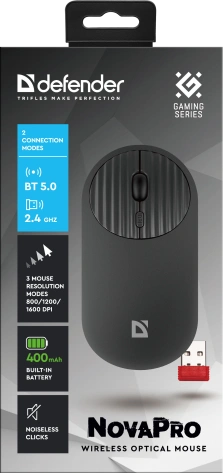 Беспроводная мышь Defender NovaPro (MM-316) (52316) - фото в интернет-магазине Арктика