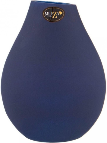Ваза "EVA SATIN BLUE" 380-858 19 см - Арти М - фото в интернет-магазине Арктика