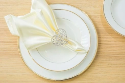 Кольца д/салфеток "Heart" серебряный 4 пр - Ария - каталог товаров магазина Арктика