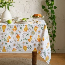 Скатерть Доляна Duckling 149х220 см, 100% хл, рогожка 9215896 - Сима-ленд - каталог товаров магазина Арктика