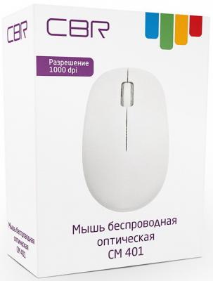 Мышь беспроводная CBR CM-401 (белая) - фото в интернет-магазине Арктика