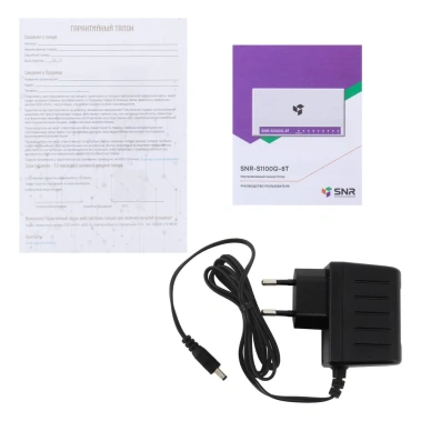 Коммутатор SNR SNR-S1100G-8T 8-port 100/1000Mbits - фото в интернет-магазине Арктика