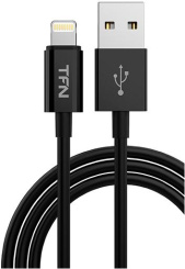 Кабель TFN USB-Lightning 8-pin TPE 1m black (TFN-CLIGUSB1MTPBK)* - каталог товаров магазина Арктика