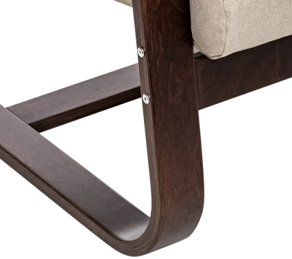 Кресло "Оскар" (орех/Малмо 05) - Импэкс - фото в интернет-магазине Арктика