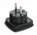 Адаптер-переходник Cablexpert A-AC-UKEU-001B (черный) - фото в интернет-магазине Арктика