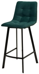 Стул барный CHILLI-QB SQUARE (ЗЕЛЕНЫЙ #19/ ЧЕРНЫЙ) - М-Сити - каталог товаров магазина Арктика