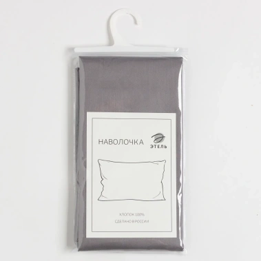 Наволочка Этель Grey sky 50*70 см 9144566 мако-сатин - Сима-ленд - фото в интернет-магазине Арктика
