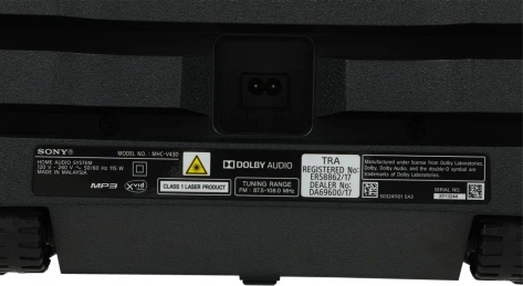 Музыкальный центр Sony MHC-V43D - фото в интернет-магазине Арктика