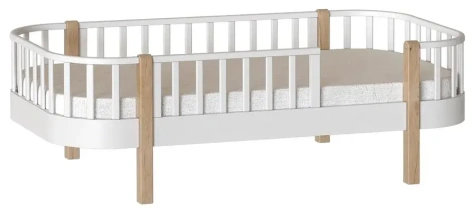 Кровать "Лия" кровать одноярусная (Белая/прозрачная) - Мебельград - фото в интернет-магазине Арктика