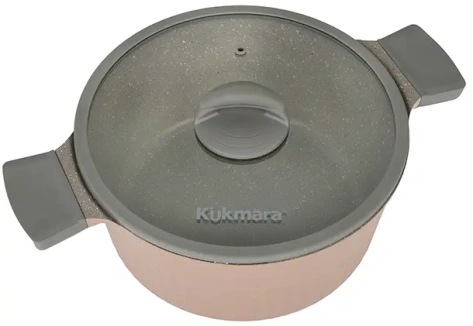 Кастрюля "Stella" кск52а (cappuccino) 5,2 л - Кукмара - фото в интернет-магазине Арктика