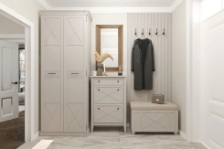 Прихожая "Кантри" (Кашемир серый) - Ангстрем - каталог товаров магазина Арктика