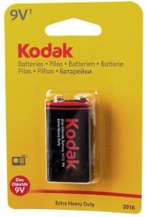 Батарейка Kodak 6F22-1BL 1 шт - каталог товаров магазина Арктика