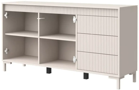 Гостиная "Свейн" 479.01 комод 3 ящ. (Кашемир серый) - Столлайн - фото в интернет-магазине Арктика