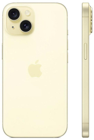 Мобильный телефон Apple iPhone 15 256Gb Yellow - фото в интернет-магазине Арктика