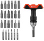 Отвертка ЕРМАК Т-обр. с набором бит 25 пр. 651-230