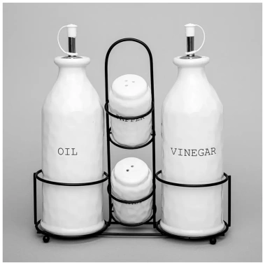 Набор емкостей д/масла и уксуса 157-243 5 пр - Арти М - фото в интернет-магазине Арктика