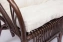 Комплект "NEW BOGOTA" (стол круг+2 кресла+диван/орех) - Тетчер - фото в интернет-магазине Арктика