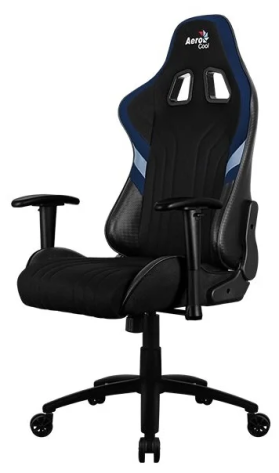 Кресло для геймеров Aerocool AERO 1 Alpha (черно-синее) - фото в интернет-магазине Арктика