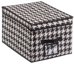 Короб "Пепита" UC-50 (40*30*25 см) черно-белый - Магамакс - каталог товаров магазина Арктика