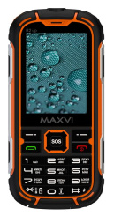 Мобильный телефон Maxvi R2 up Orange - каталог товаров магазина Арктика
