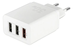 Зарядное устройство сетевое TFN 30W QC+2.4A White (TFN-WCRPD25) - каталог товаров магазина Арктика