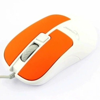 Мышь Gembird MOP-410-O USB (бело-оранжевый) - фото в интернет-магазине Арктика