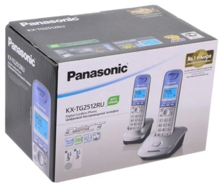 Телефон Panasonic KX-TG2512RUS - фото в интернет-магазине Арктика
