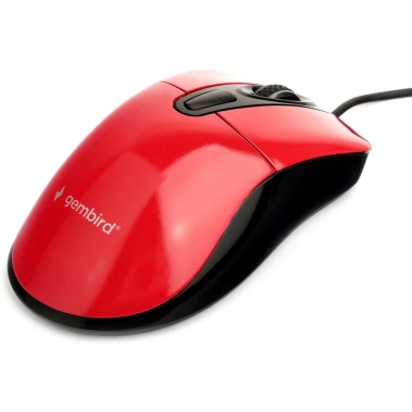Мышь Gembird MOP-415-R USB (красная) - фото в интернет-магазине Арктика
