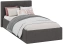 Спальня "Тейлор" кровать 90*190 (Велюр Neo Серый) - Три Я - фото в интернет-магазине Арктика