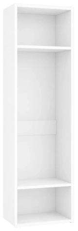 "ПРАГА" Джей шкаф левый 500 мм S2305L белый - Евромебель - фото в интернет-магазине Арктика