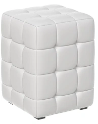 Пуф "Аристо" (к/з гольф белый) - Три Я - каталог товаров магазина Арктика