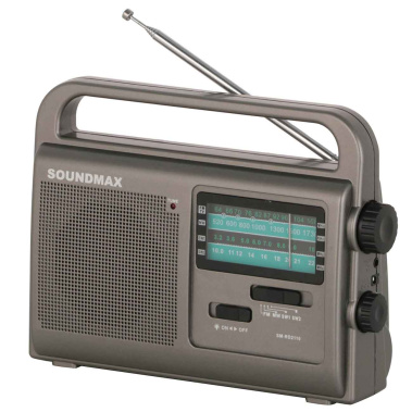 Радиоприемник Soundmax SM-RD2110 Темно-серый - фото в интернет-магазине Арктика