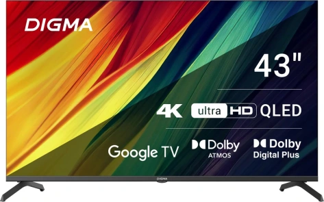 Телевизор Digma DM-LED43UQB31 QLED UHD Smart TV - фото в интернет-магазине Арктика