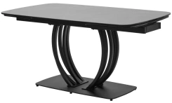 Стол обеденный MATERA 160 (KL-136/ BLACK) - М-Сити - каталог товаров магазина Арктика
