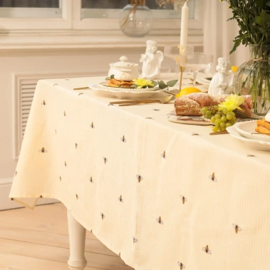 Скатерть Доляна "Пчёлки" 146х180см, рогожка 164 г/м2, 100% хл 10783193 - Сима-ленд - фото в интернет-магазине Арктика
