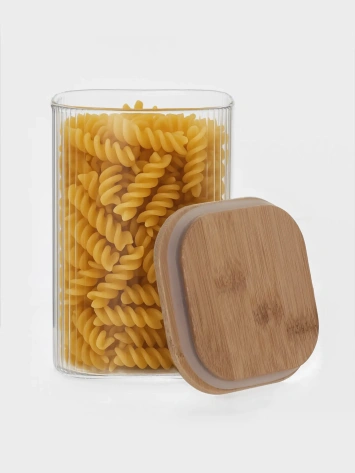 Банка д/сыпучих продуктов "Эко. Квадрат" 10795916 1,3 л - Сима-ленд - фото в интернет-магазине Арктика