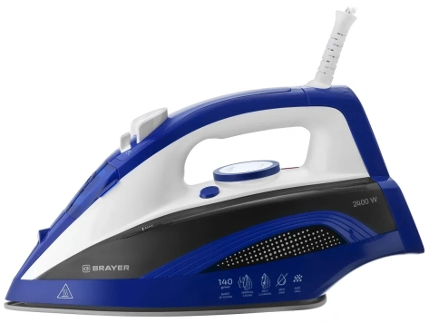Утюг BRAYER BR4002BL - фото в интернет-магазине Арктика