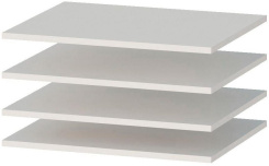 Спальня "Хилтон" (ХТ-009.00) комплект полок (Д1/белый премиум) - Ангстрем - каталог товаров магазина Арктика