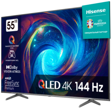 Телевизор Hisense 55E7KQ PRO UHD QLED Smart TV - фото в интернет-магазине Арктика