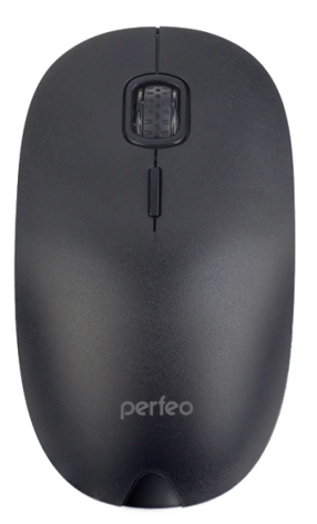 Мышь беспроводная Perfeo SIMPLE (PF-A4494) (черная) - фото в интернет-магазине Арктика