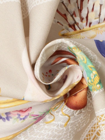 Скатерть "Этель" Пасхальные куличи d=215 см, 100% хл, саржа 190 гр/м2 10254597 ПСХ - Сима-ленд - фото в интернет-магазине Арктика