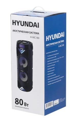 Музыкальный центр Hyundai H-MC180 Black - фото в интернет-магазине Арктика