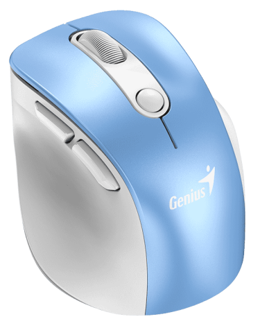 Мышь Genius Ergo 9000S Pro (синяя) - фото в интернет-магазине Арктика
