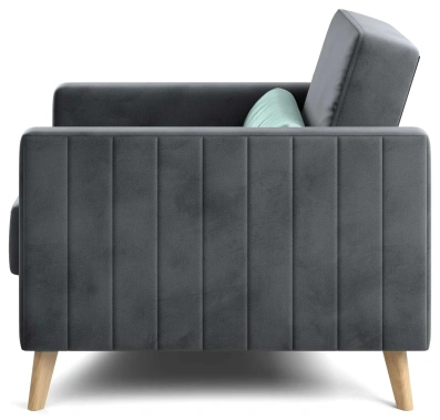 Кресло для отдыха "Норд" (Альба тёмно-серый / Альба бежевый) - Мебельград - фото в интернет-магазине Арктика