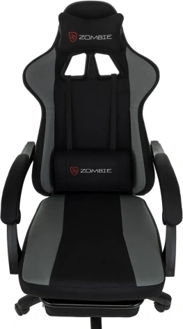 Кресло игровое ZOMBIE Weaver G черно-серое - фото в интернет-магазине Арктика